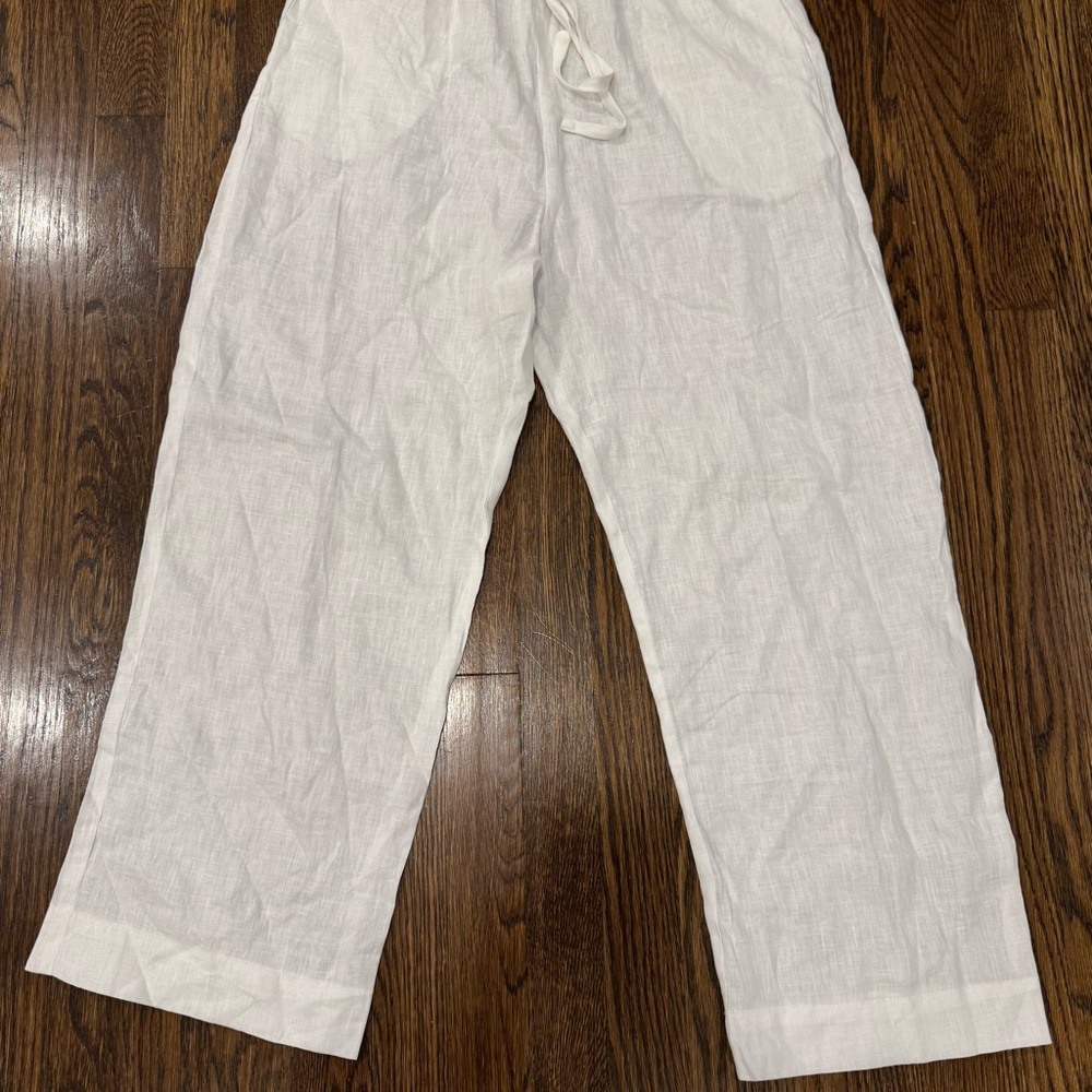 Seafolly Linen Pants Size S Revolve Cropped